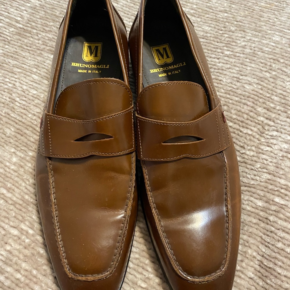 MENS brunomagli leather loafers